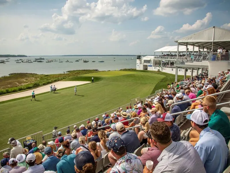 RBC Heritage Golf Tournament at Harbour Town Golf Links, Hilton Head Island.
