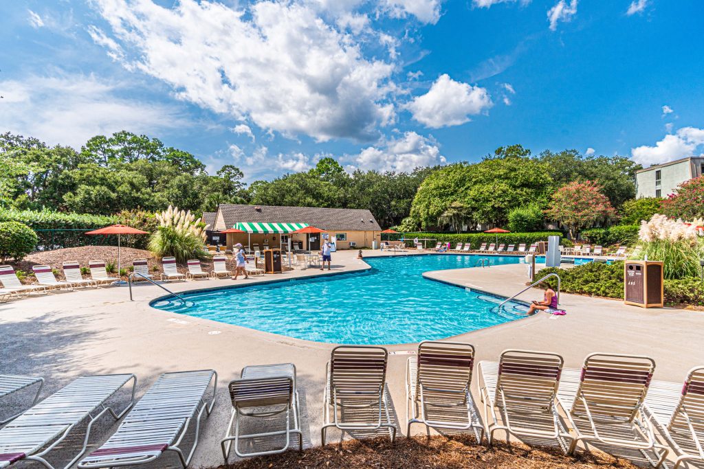Harbour Town Pool at The Sea Pines Resort, Hilton Head Island.
