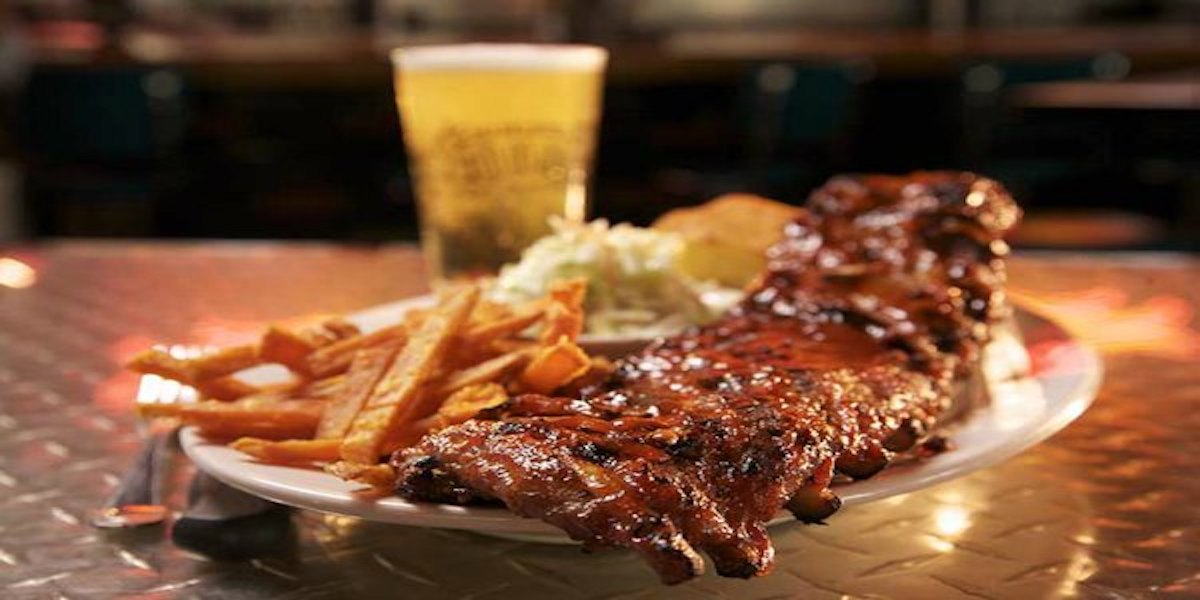 One Hot Mama's famous ribs 